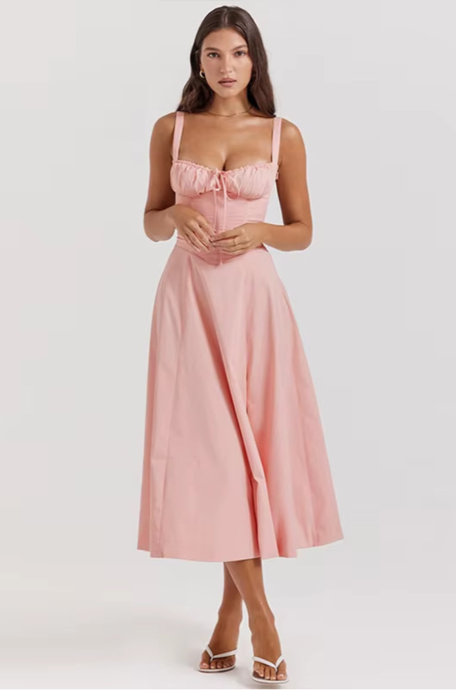 Sommerliches Korsettkleid