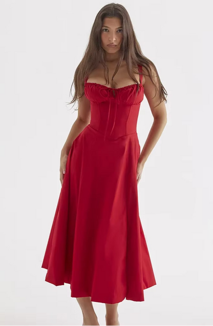 Sommerliches Korsettkleid