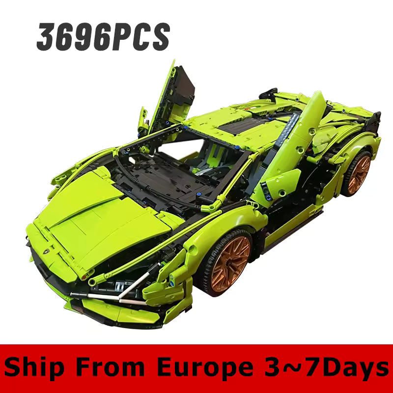 Green Lambos Supercar