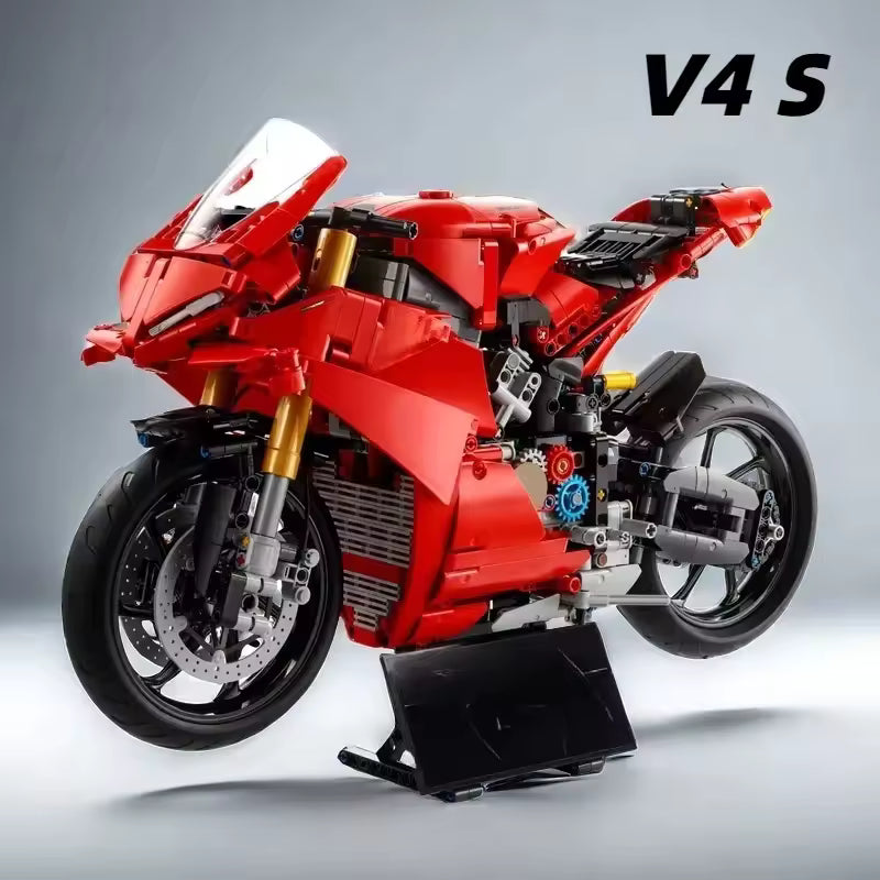 V4 S Red Motorcycle
